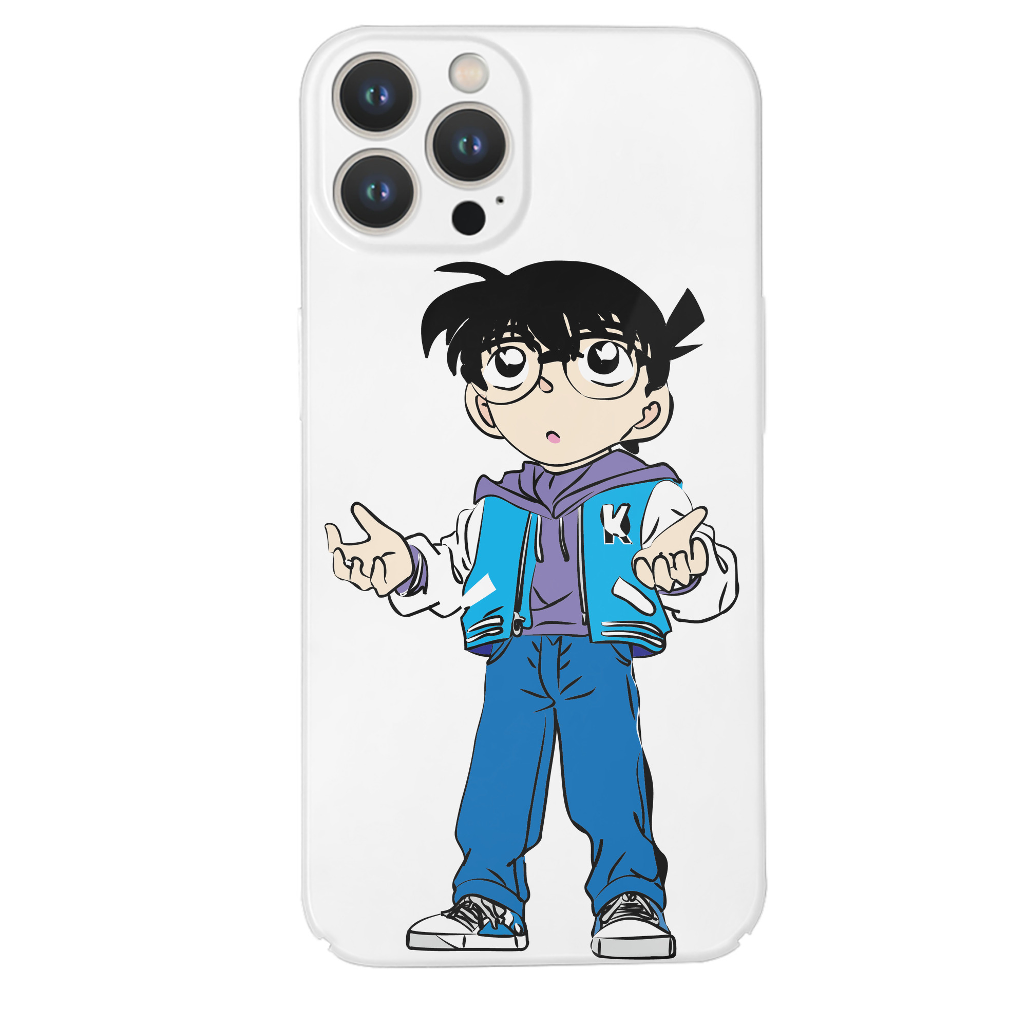 （画像用） 名探偵コナン 江戸川 コナン Detective Conan Conan Edogawa 【iPhone 14シリーズ対応】ハードケース